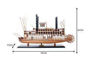 Old Modern King Mississipi Steam Ship Model B070