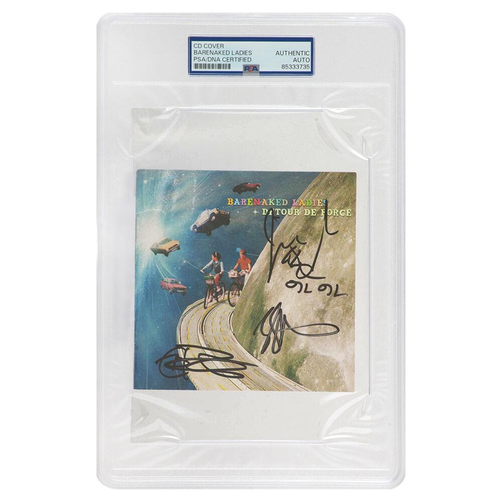Schwartz Sports Barenaked Ladies Full Band Signed 'Detour De Force' 5x5 CD Cover (4-Signatures) - (PSA/DNA Encapsulated)BARCUT500