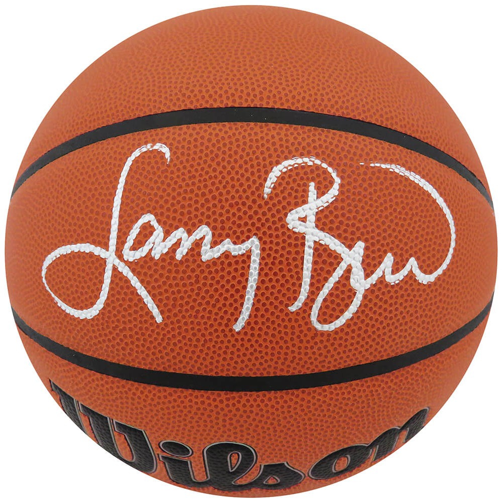 Schwartz Sports Larry Bird Signed Wilson Indoor/Outdoor NBA Basketball BIRBSK220