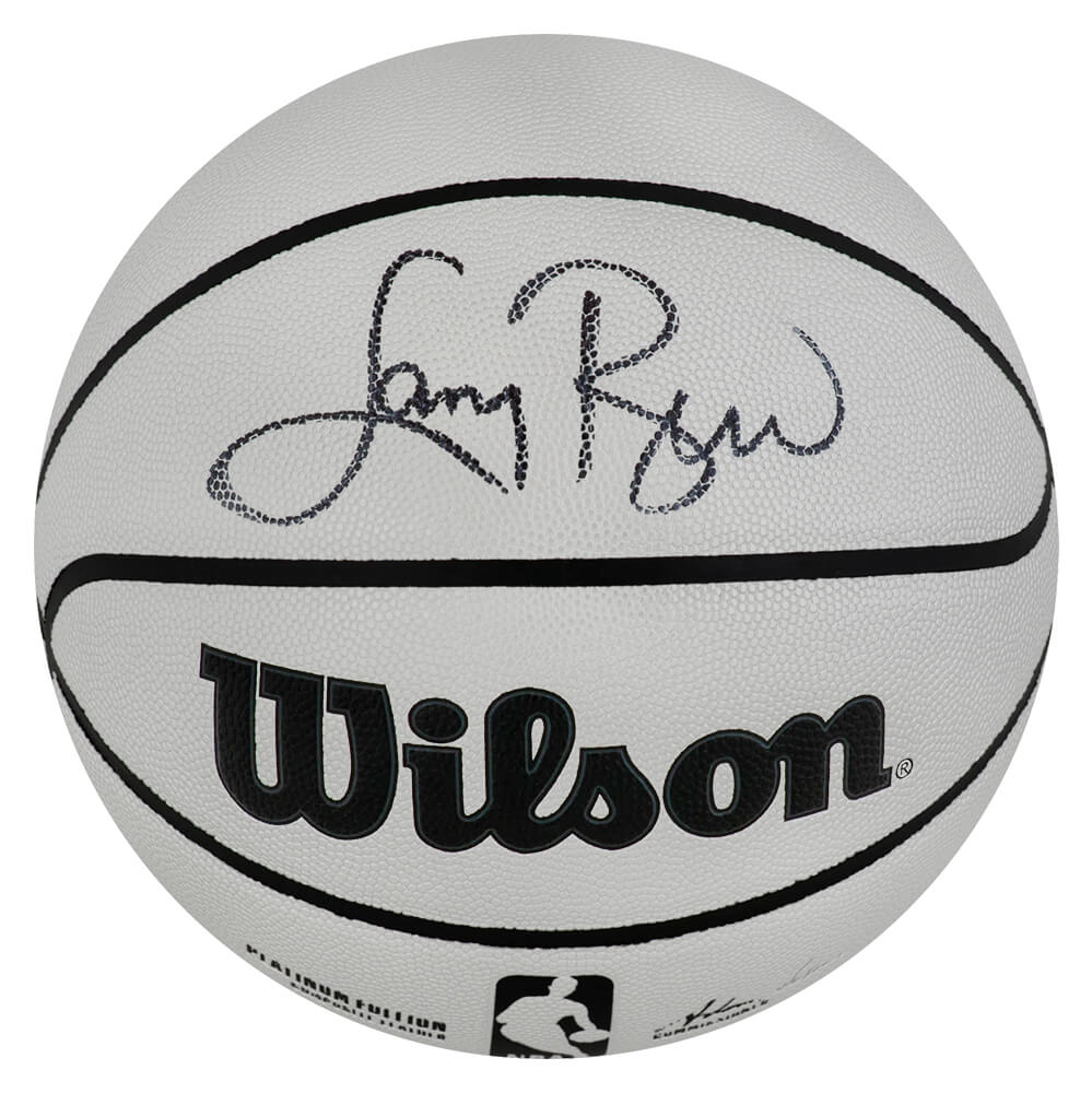 Schwartz Sports Larry Bird Signed Wilson Platinum Full Size NBA Basketball BIRBSK225