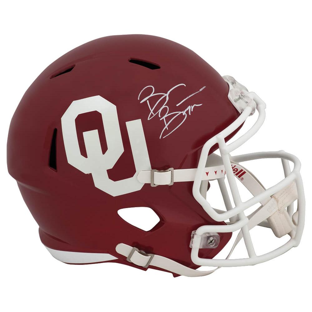 Schwartz Sports Brian Bosworth Signed Oklahoma Sooners Riddell Full Size Speed Replica HelmetBOSREP318