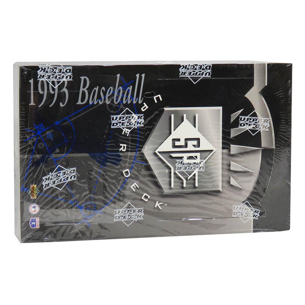 Schwartz Sports 1993 Upper Deck SP Foil Baseball Cards Unopened Factory Sealed Box - 24 Packs (Derek Jeter Foil RC??)BX193SPF1