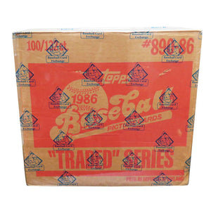 Schwartz Sports 1986 Topps Traded Baseball Unopened Factory Sealed Case (100 Sets) - BBCE AuthenticatedBX1C86TTE