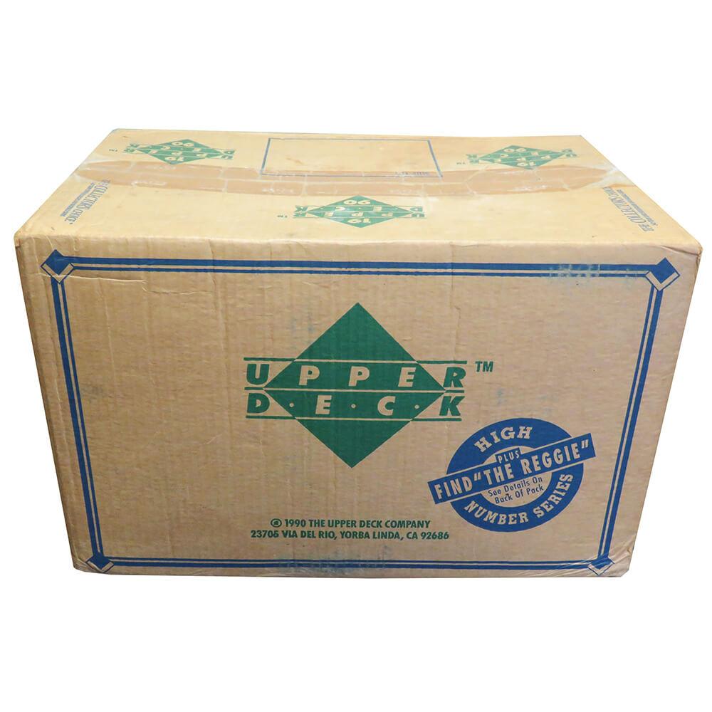 Schwartz Sports 1990 Upper Deck Baseball High # Series Factory Sealed Case - 20 Boxes (Find the Reggie)BX1C90UF2