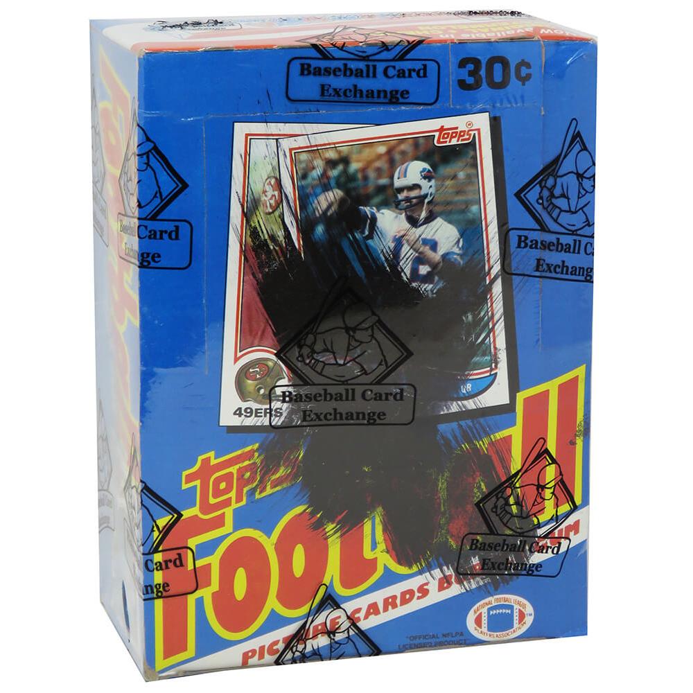 Schwartz Sports 1982 Topps Football Unopened X-Out Wax Box BBCE Sealed Wrapped - 36 PacksBX382TXE1