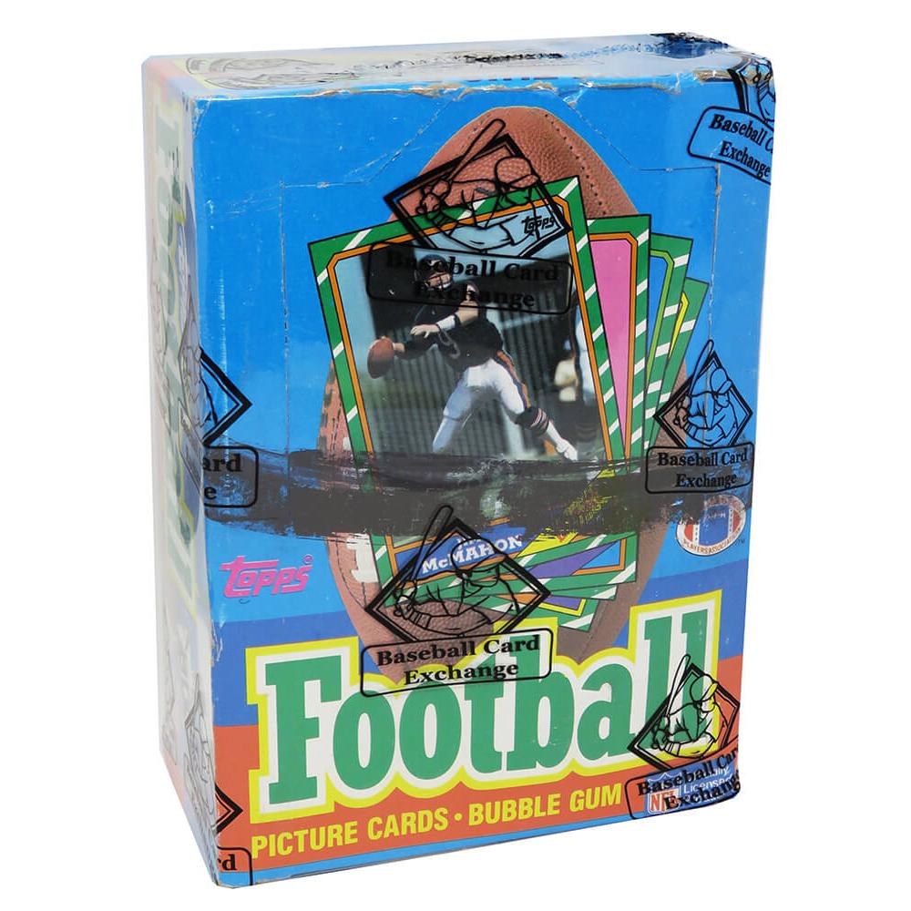 Schwartz Sports 1986 Topps Football Unopened Wax Box BBCE Sealed Wrapped - 36 Packs (Jerry Rice, Steve Young RC??) (B)BX386TWEB