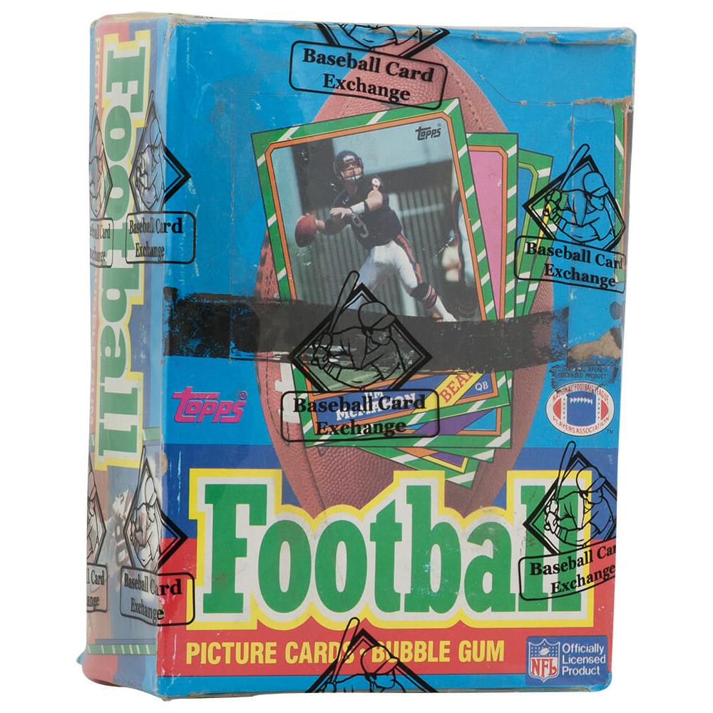 Schwartz Sports 1986 Topps Football Unopened Wax (X-Out) Box BBCE Sealed Wrapped - 36 Packs (Jerry Rice, Steve Young RC??) (D)BX386TWED