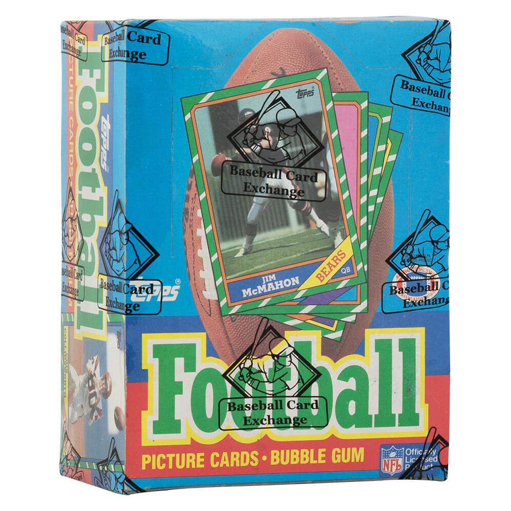 Schwartz Sports 1986 Topps Football Unopened Wax Box BBCE Sealed Wrapped - (Non X-Out) 36 Packs (Jerry Rice, Steve Young RC??) (F)BX386TWEF