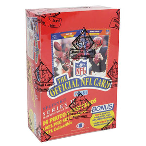 Schwartz Sports 1989 Pro Set Series 2 Football Unopened Wax Box BBCE Wrapped (FASC) - 36 Packs (Sanders, Aikman RC??)BX389PWE2