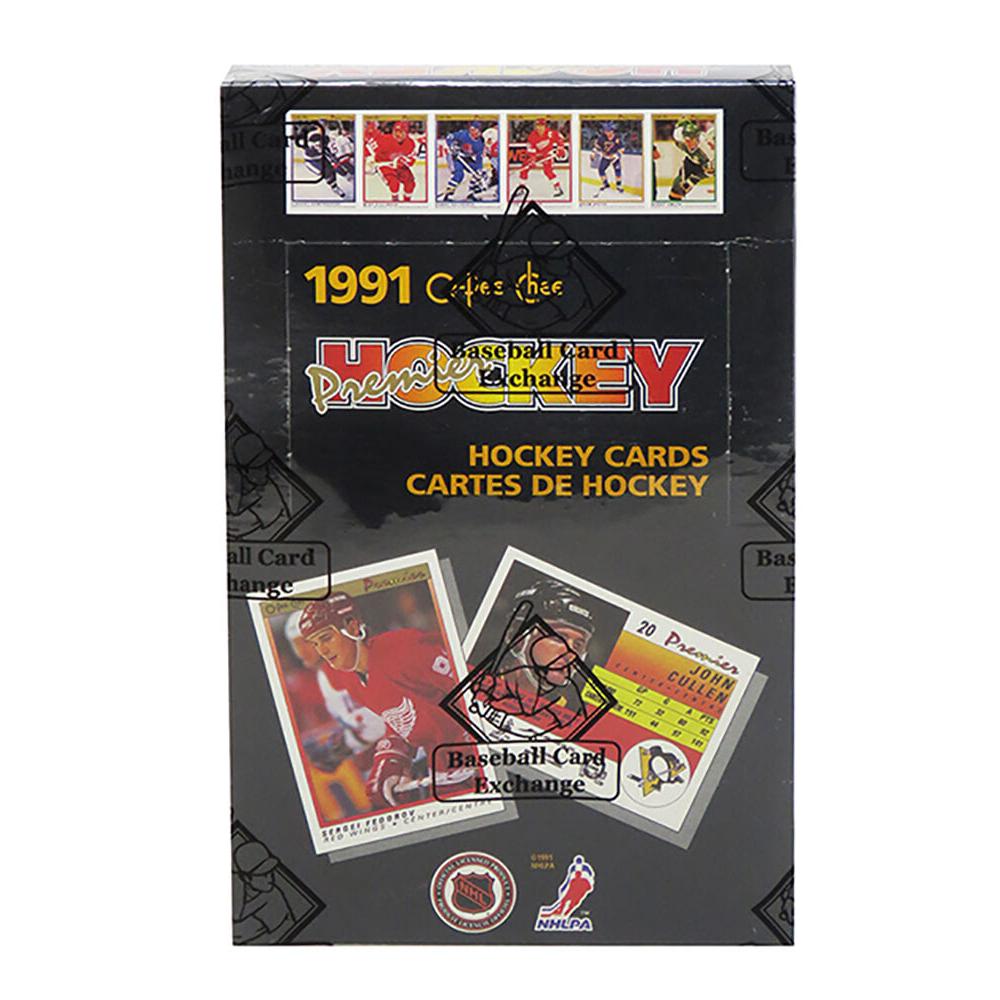 Schwartz Sports 1990-91 O-Pee-Chee OPC Premier Hockey Unopened Wax Box BBCE Sealed Wrapped - 36 PacksBX490OWE1