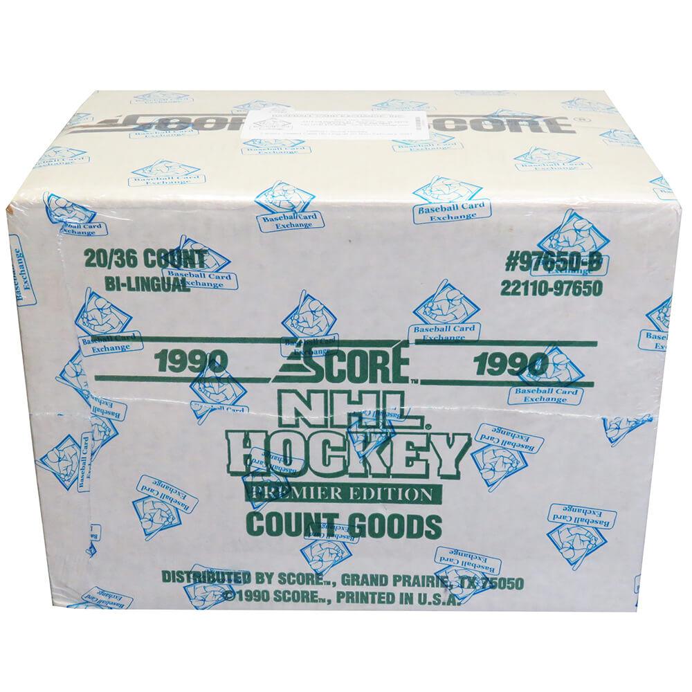 Schwartz Sports 1990 Score Canadian Bilingual Hockey Factory Sealed Case (BBCE Wrapped) (20 Boxes)BX4C90SWF