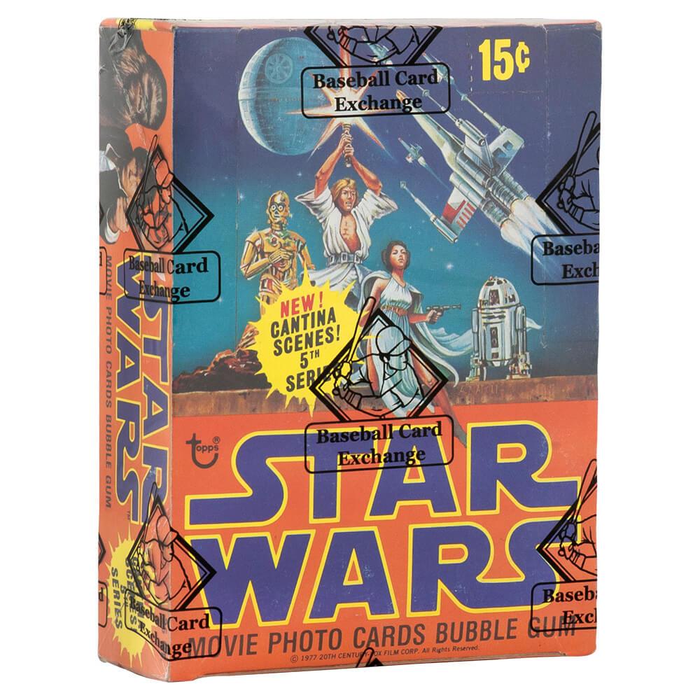 Schwartz Sports 1977-78 Topps Star Wars Series 5 Unopened Wax Box BBCE Sealed Wrapped - 36 PacksBX577TSW5