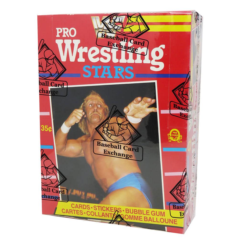 Schwartz Sports 1985 O-Pee-Chee WWF Pro Wrestling Stars Box BBCE Wrapped - 36 Pack BoxBX585OWE1