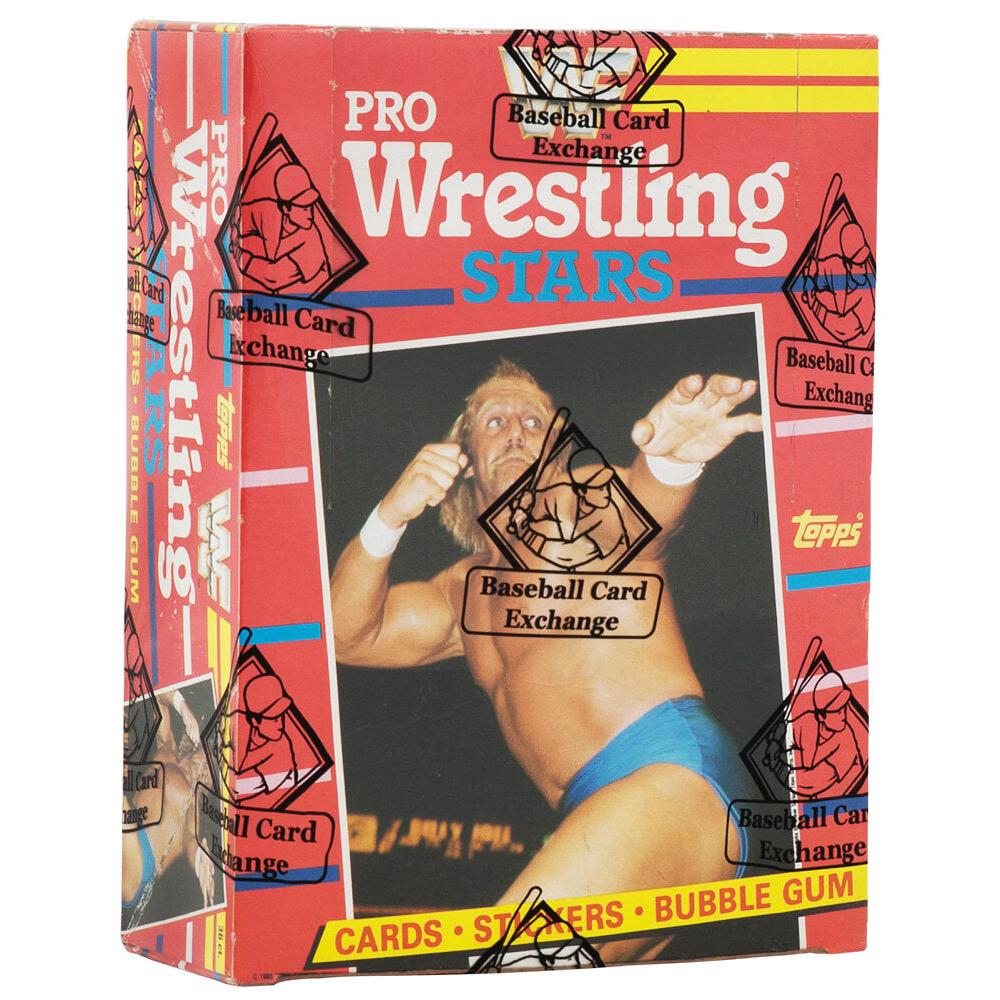 Schwartz Sports 1985 WWF Pro Wrestling Stars Topps Wax Box - BBCE Wrapped - 36 Pack Box (w/Price Tags) (A)BX585TWE1  