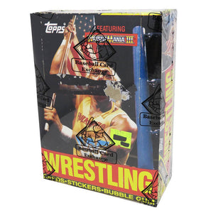 Schwartz Sports 1987 Topps WWF Wrestling Box BBCE Wrapped - 36 Pack BoxBX587TWE1  