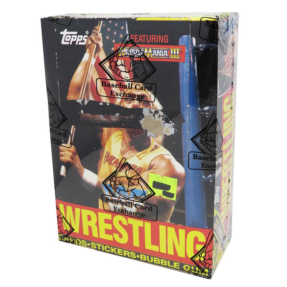 Schwartz Sports 1987 Topps WWF Wrestling Box BBCE Wrapped - 36 Pack BoxBX587TWE1  