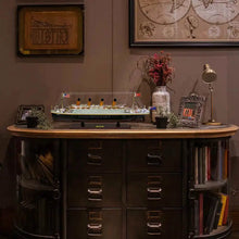 Old Modern TITANIC WITH LIGHTS C057