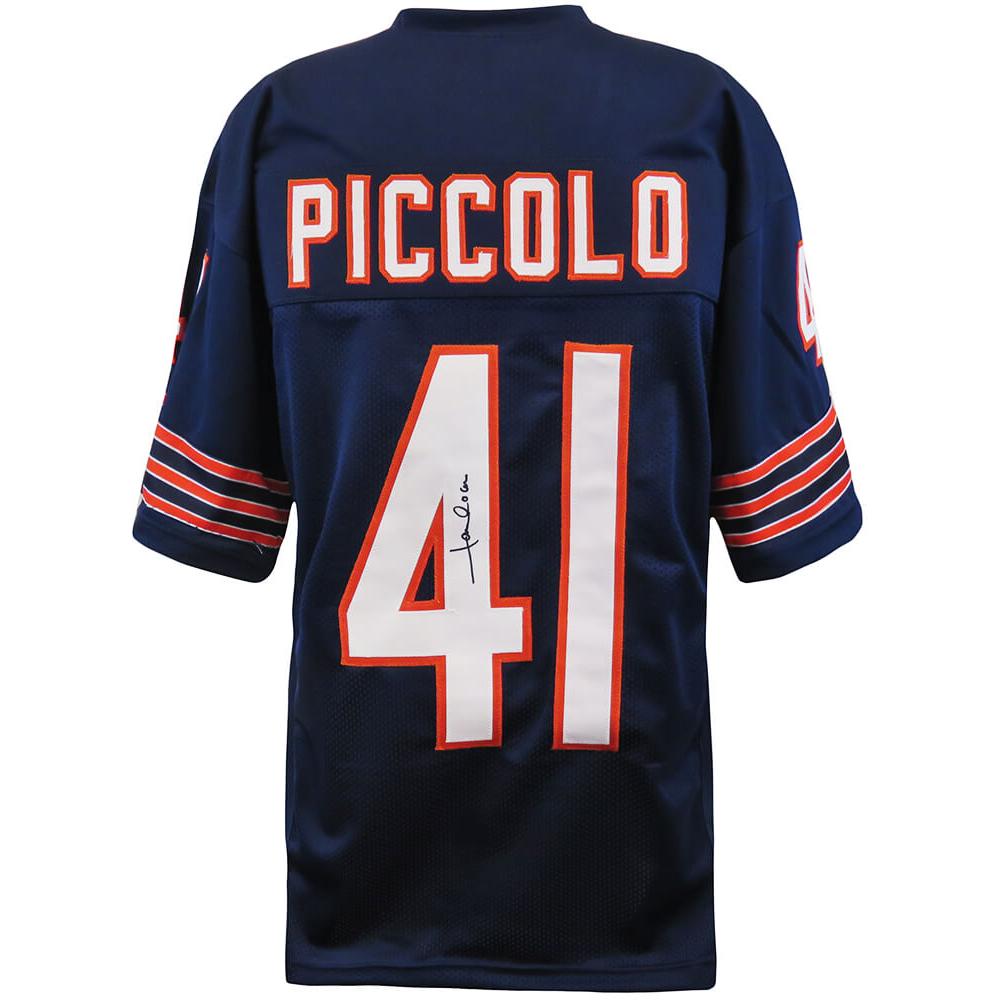 Schwartz Sports James Caan Signed Navy T/B 'Piccolo #41' Custom Football JerseyCAAJRY502