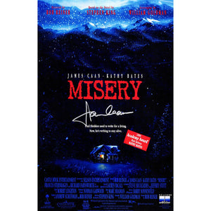 Schwartz Sports James Caan Signed "Misery" 11x17 Movie PosterCAAPST507