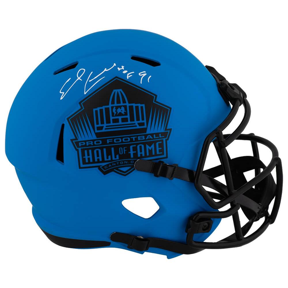 Schwartz Sports Earl Campbell Signed Hall of Fame Logo RAVE Riddell Full Size Speed Replica Helmet w/HOF'91CAMREP310