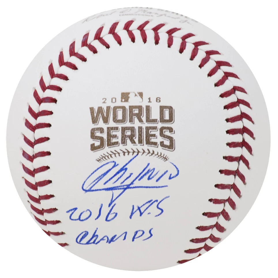 Schwartz Sports Aroldis Chapman Signed Rawlings Official 2016 World Series Baseball w/2016 WS Champs CHABSB102