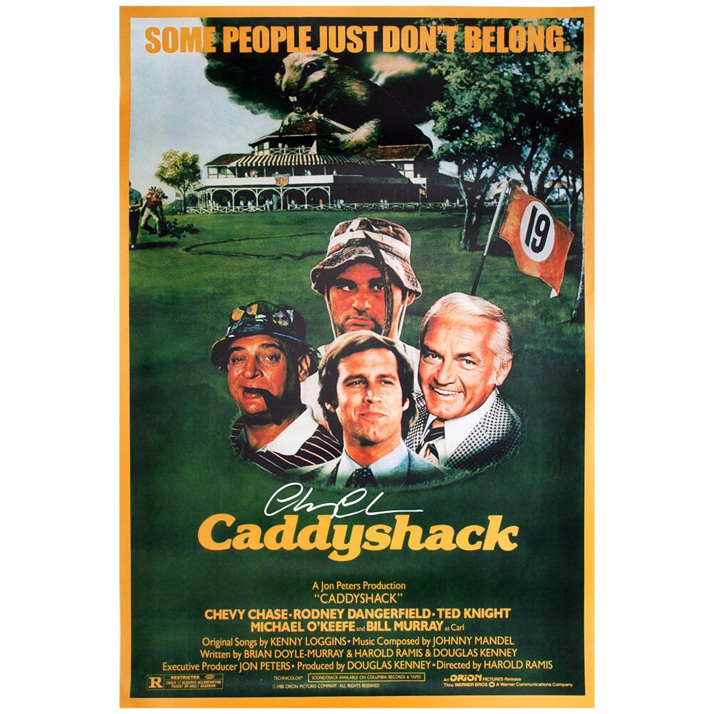 Schwartz Sports Chevy Chase Signed National Lampoon's Vacation 27x40 Full Size Movie PosterCHAPST529