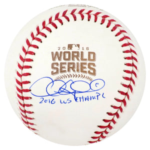 Schwartz Sports Chris Coghlan Signed Rawlings Official 2016 World Series Baseball w/2016 WS Champs COGBSB101