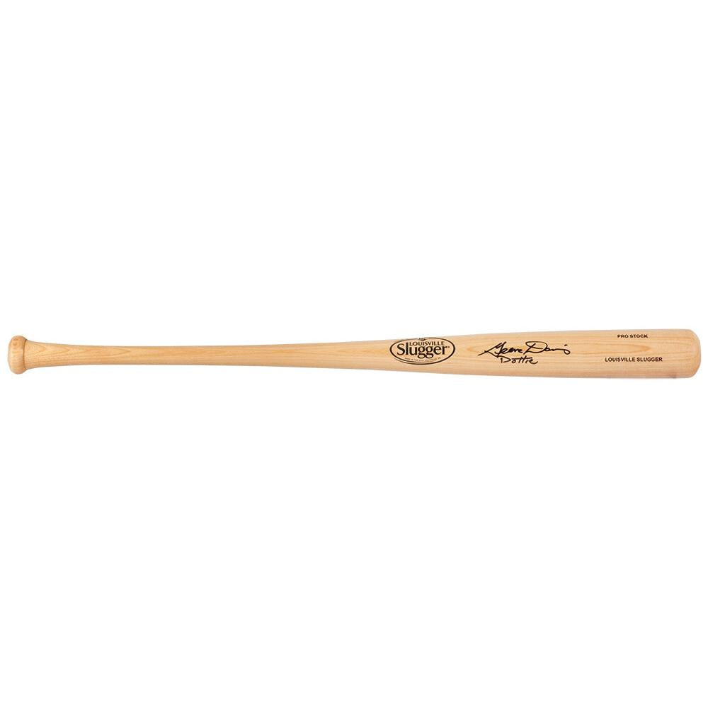 Schwartz Sports Geena Davis Signed Louisville Slugger Pro Stock Blonde Baseball Bat w/DottieDAVBAT500