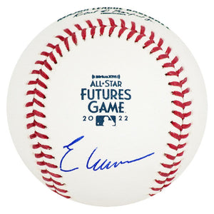 Schwartz Sports Elly De La Cruz Signed Rawlings 2022 Futures Game Logo Baseball - (Beckett)DELBSB101