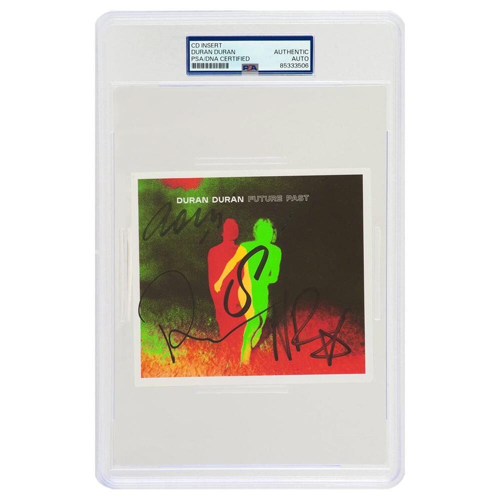 Schwartz Sports Duran Duran Full Band Signed 'Future Past' 5x5 CD Insert (4-Signatures) - (PSA/DNA Encapsulated)DURCUT500