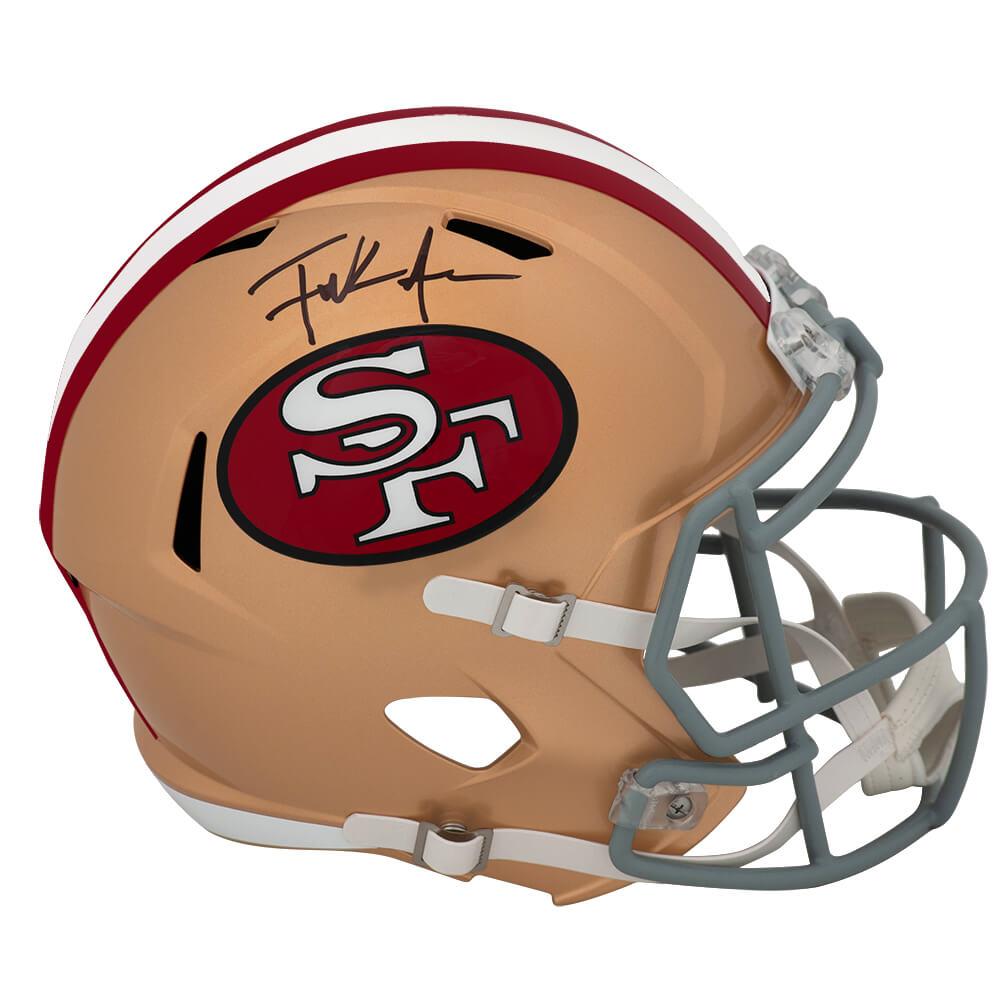 Schwartz Sports Frank Gore Signed San Francisco 49ers Riddell Full Size Speed Replica HelmetGORREP306