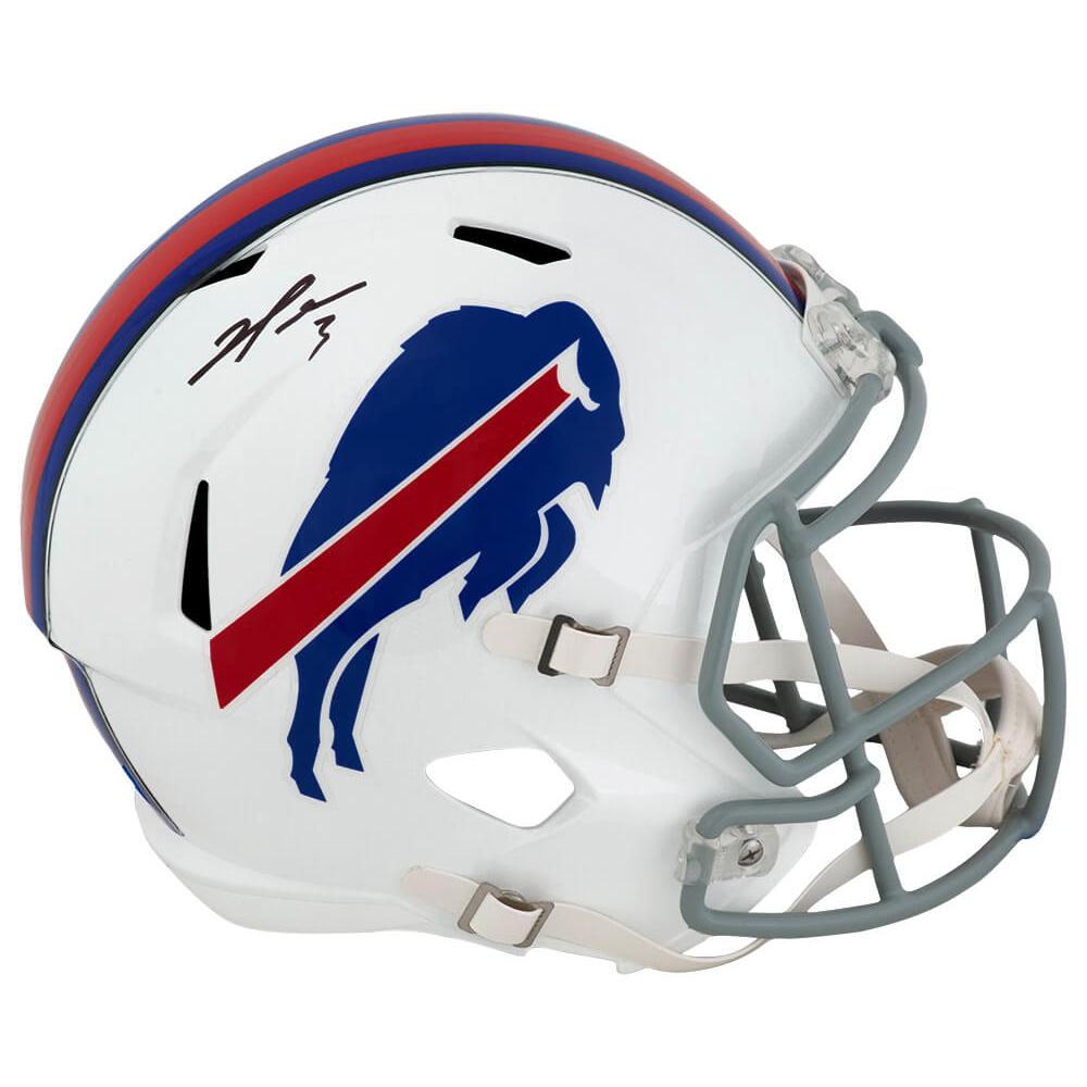 Schwartz Sports Damar Hamlin Signed Buffalo Bills Riddell Full Size Speed Replica HelmetHAMREP350