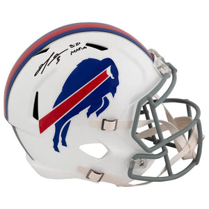Schwartz Sports Damar Hamlin Signed Buffalo Bills Riddell Full Size Speed Replica Helmet w/Bills MafiaHAMREP351