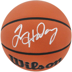 Schwartz Sports Tim Hardaway Signed Wilson Indoor/Outdoor NBA Basketball HARBSK202