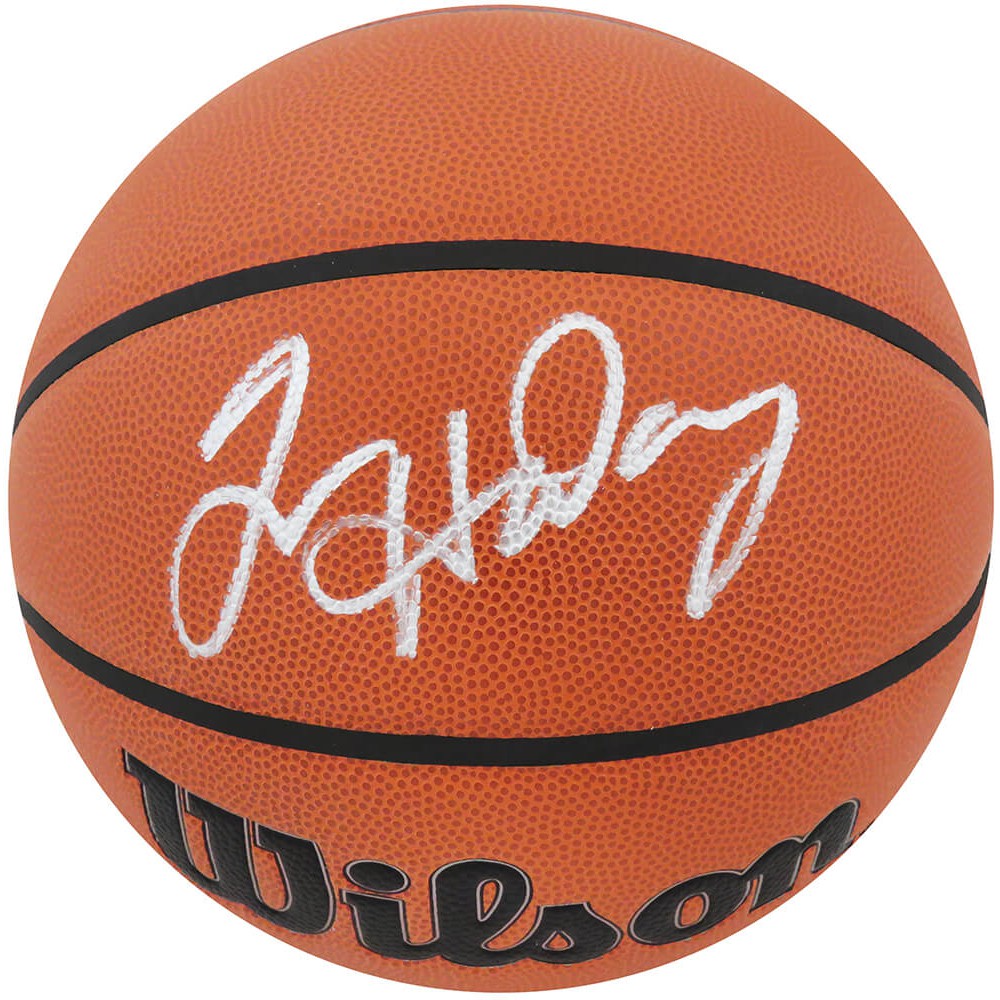 Schwartz Sports Tim Hardaway Signed Wilson Indoor/Outdoor NBA Basketball HARBSK202