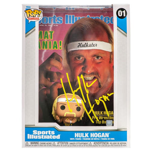 Schwartz Sports Hulk Hogan Signed Sports Illustrated April 29, 1985 Magazine Cover Funko Pop Doll #01HOGFUN503