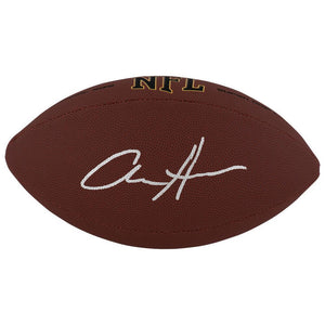 Schwartz Sports Aidan Hutchinson Signed Wilson Super Grip Full Size NFL FootballHUTFTB300