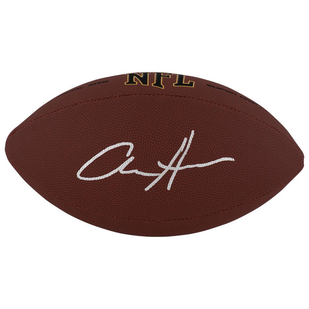 Schwartz Sports Aidan Hutchinson Signed Wilson Super Grip Full Size NFL FootballHUTFTB300