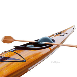 Old Modern Wooden Kayak with arrows design 17 ft K103