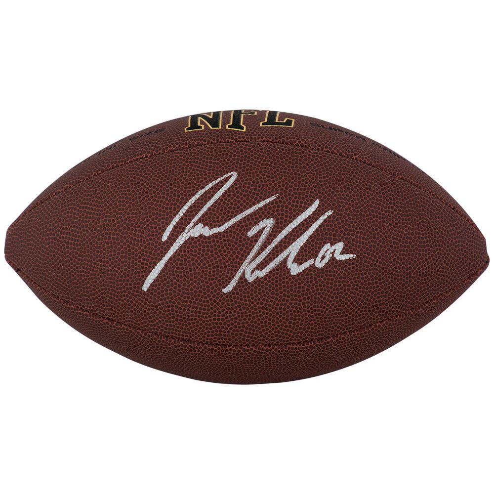 Schwartz Sports Jason Kelce Signed Wilson Super Grip Full Size NFL FootballKELFTB330