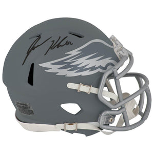 Schwartz Sports Jason Kelce Signed Philadelphia Eagles SLATE Riddell Speed Mini HelmetKELMIN330
