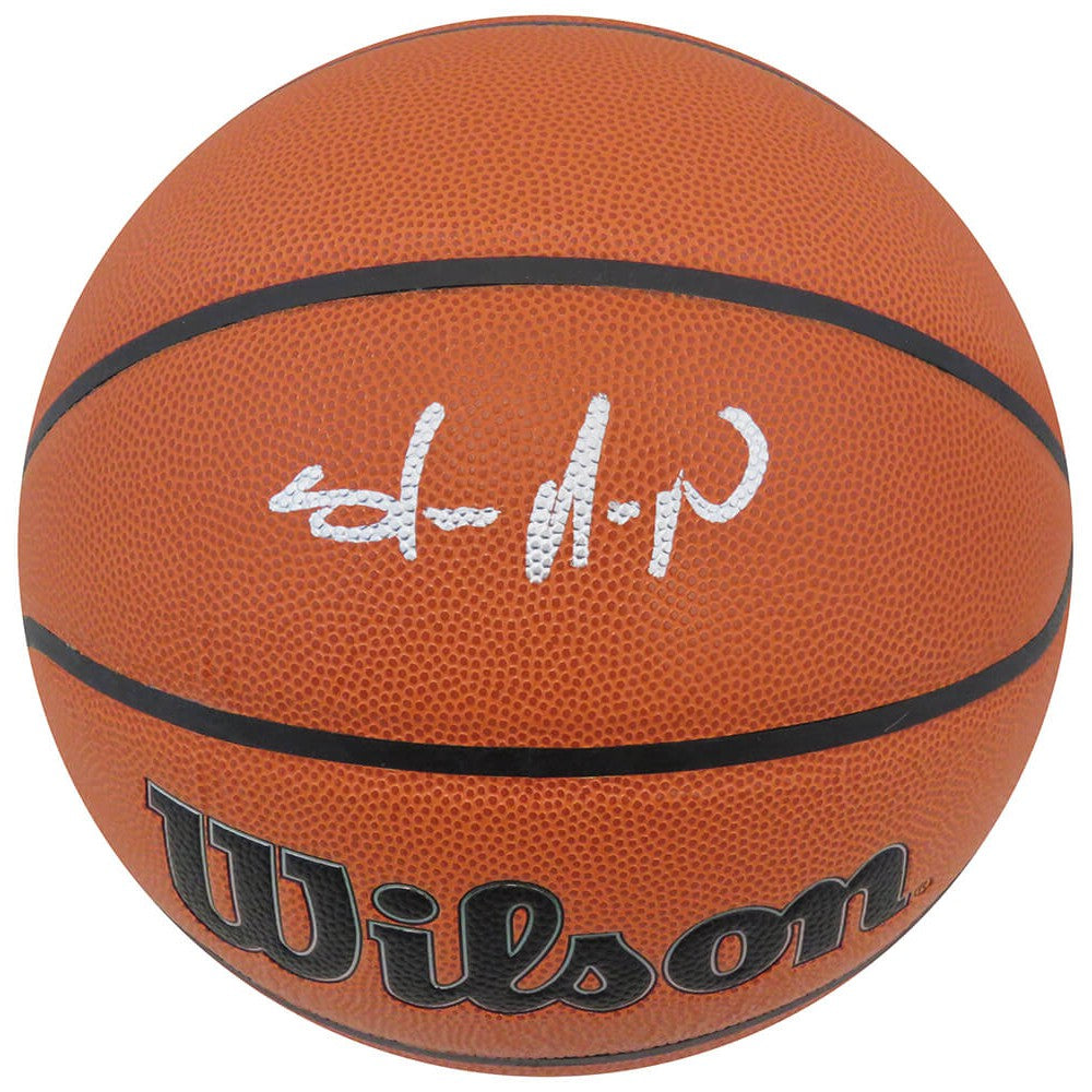 Schwartz Sports Shawn Kemp Signed Wilson I/O NBA Basketball KEMBSK203