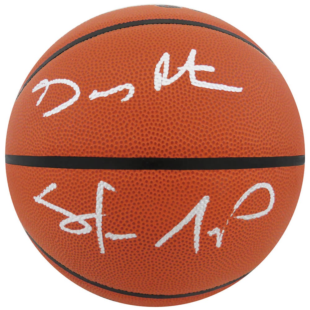 Schwartz Sports Gary Payton & Shawn Kemp Dual Signed Wilson Indoor/Outdoor NBA Basketball KEMBSK230