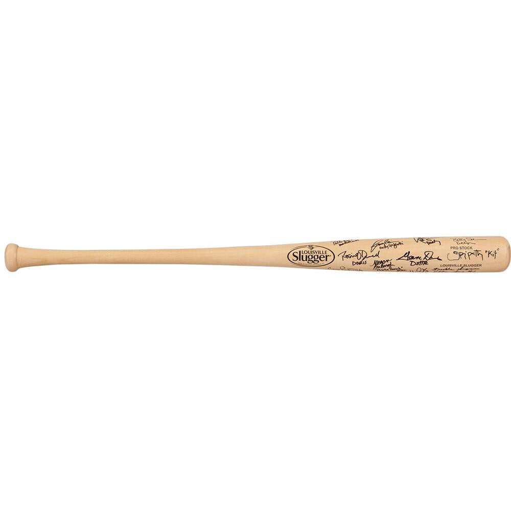 Schwartz Sports A League Of Their Own (Rockford Peaches) Cast Signed Louisville Slugger Blonde Baseball Bat (11 Signatures - w/Character Names)LEABAT500