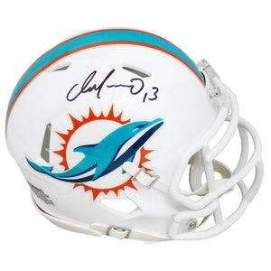 Schwartz Sports Dan Marino Signed Miami Dolphins Riddell Speed Mini HelmetMARMIN371
