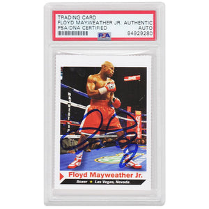 Schwartz Sports Floyd Mayweather Jr Signed 2012 Sports Illustrated Boxing Card #152 - (PSA Encapsulated)MAYCAR501