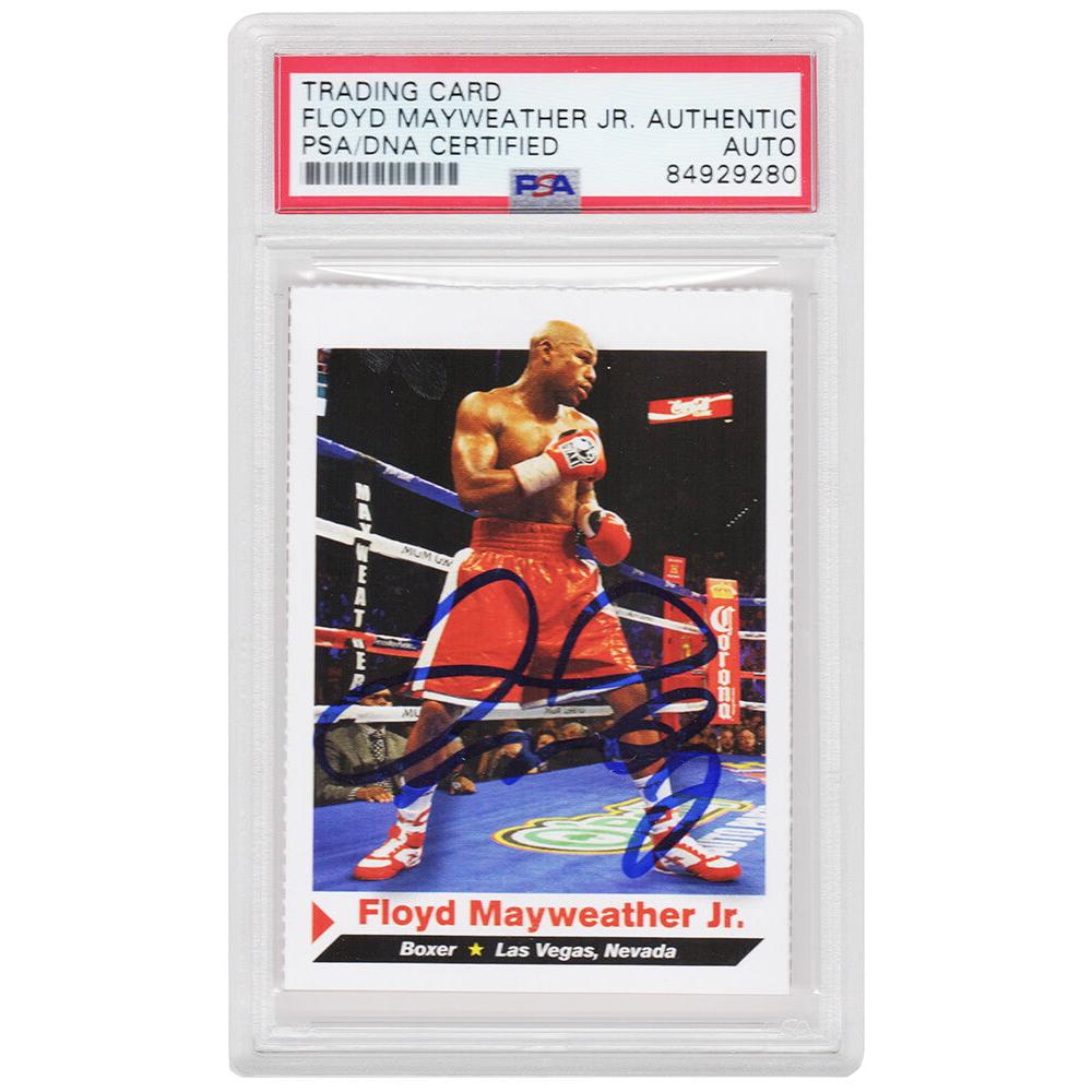 Schwartz Sports Floyd Mayweather Jr Signed 2012 Sports Illustrated Boxing Card #152 - (PSA Encapsulated)MAYCAR501