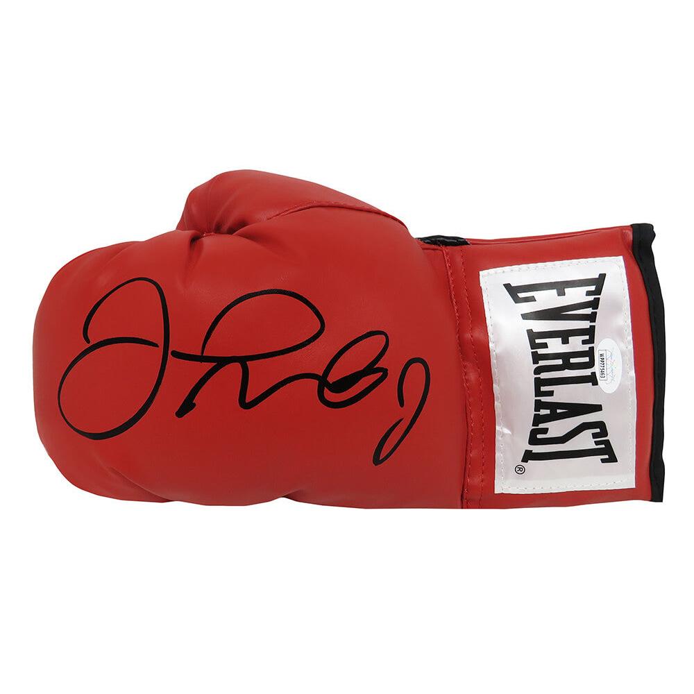 Schwartz Sports Floyd Mayweather Jr. Signed Everlast Red Boxing Glove (JSA)MAYGLV510