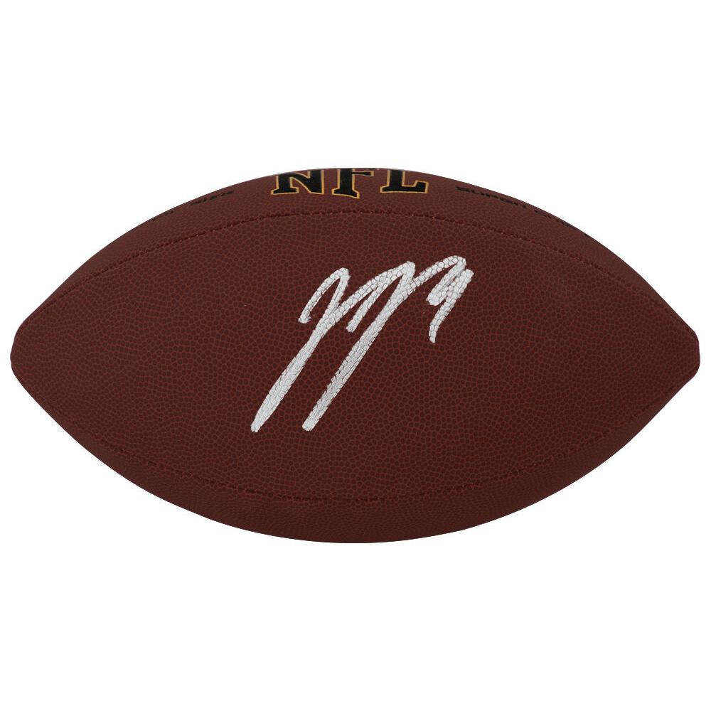 Schwartz Sports J.J. (JJ) McCarthy Signed Wilson Super Grip Full Size NFL Football - (Beckett)MCCFTB320
