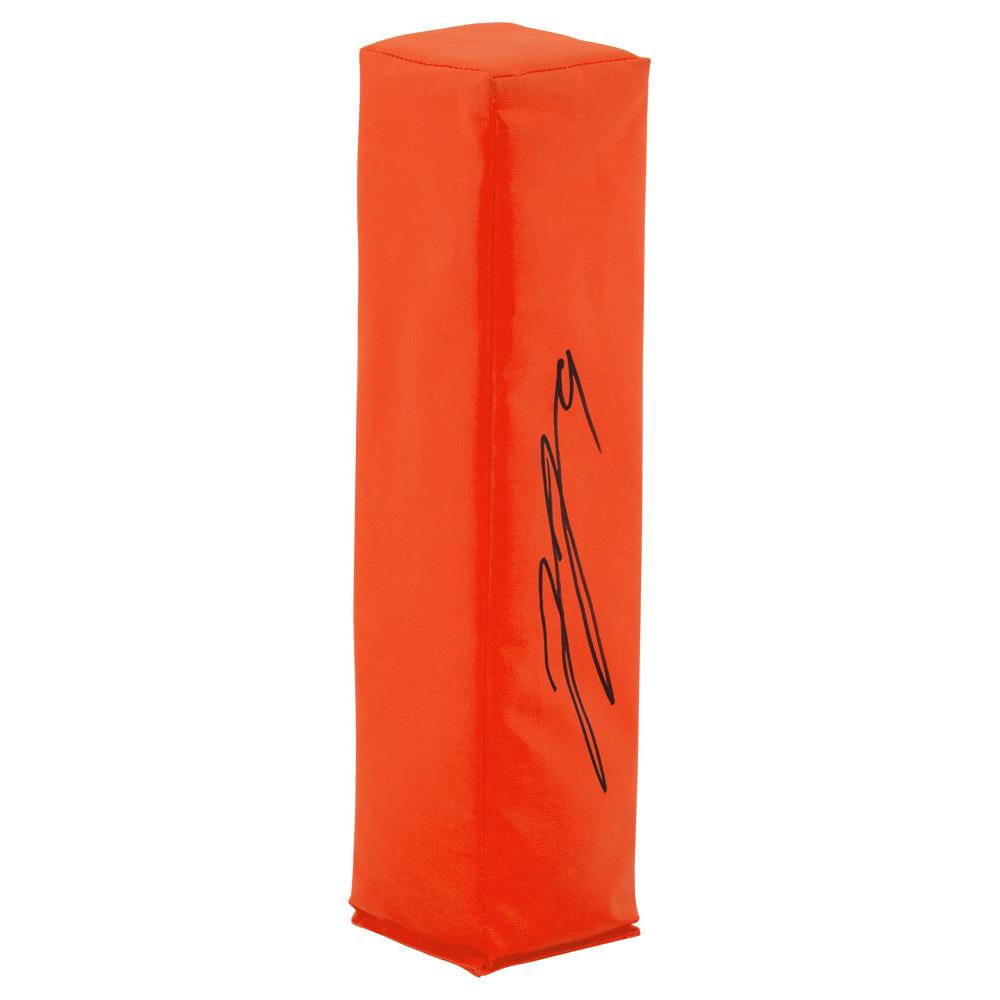 Schwartz Sports J.J. (JJ) McCarthy Signed Orange Endzone Football Pylon - (Beckett)MCCPYL310